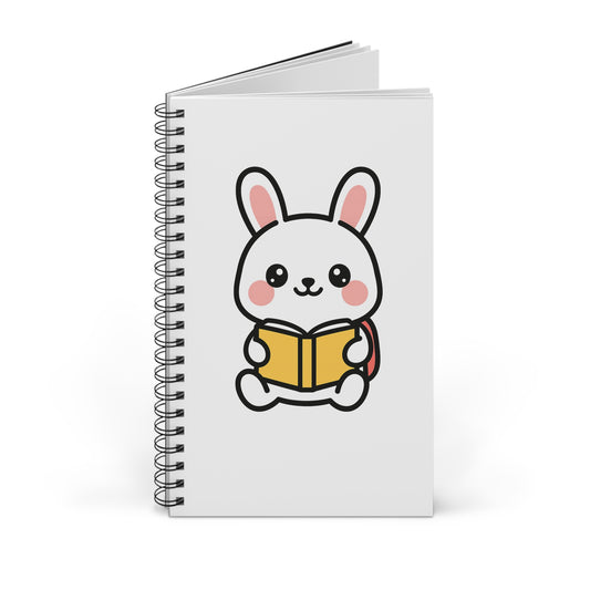 Cute Bunny Spiral Journal - Perfect for Kids and Adults, Ideal for Writing, Journaling, School, Gifts