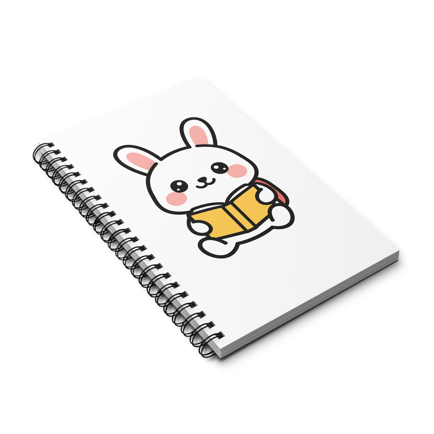 Cute Bunny Spiral Journal - Perfect for Kids and Adults, Ideal for Writing, Journaling, School, Gifts