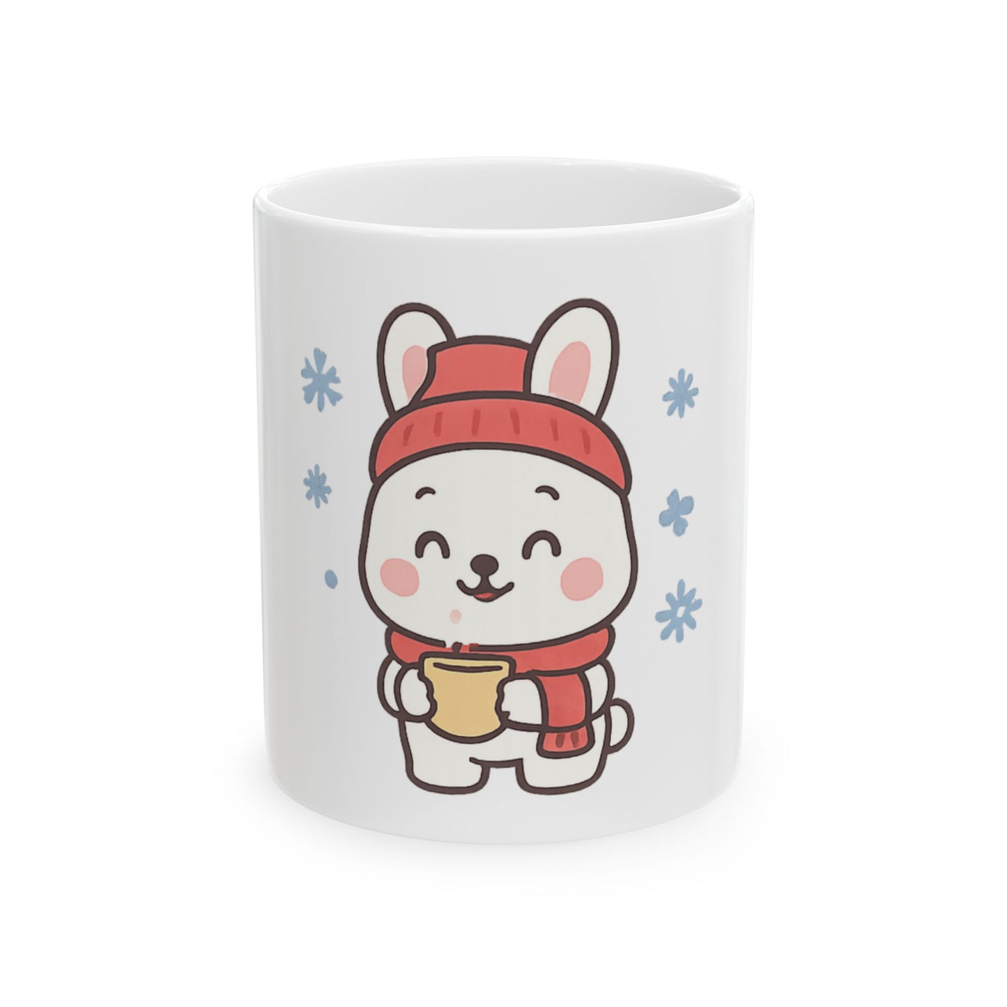 Mug Bunny Winter-cute and kawaii mug-Perfect for any drink