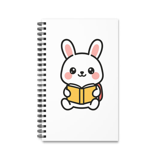 Cute Bunny Spiral Journal - Perfect for Kids and Adults, Ideal for Writing, Journaling, School, Gifts