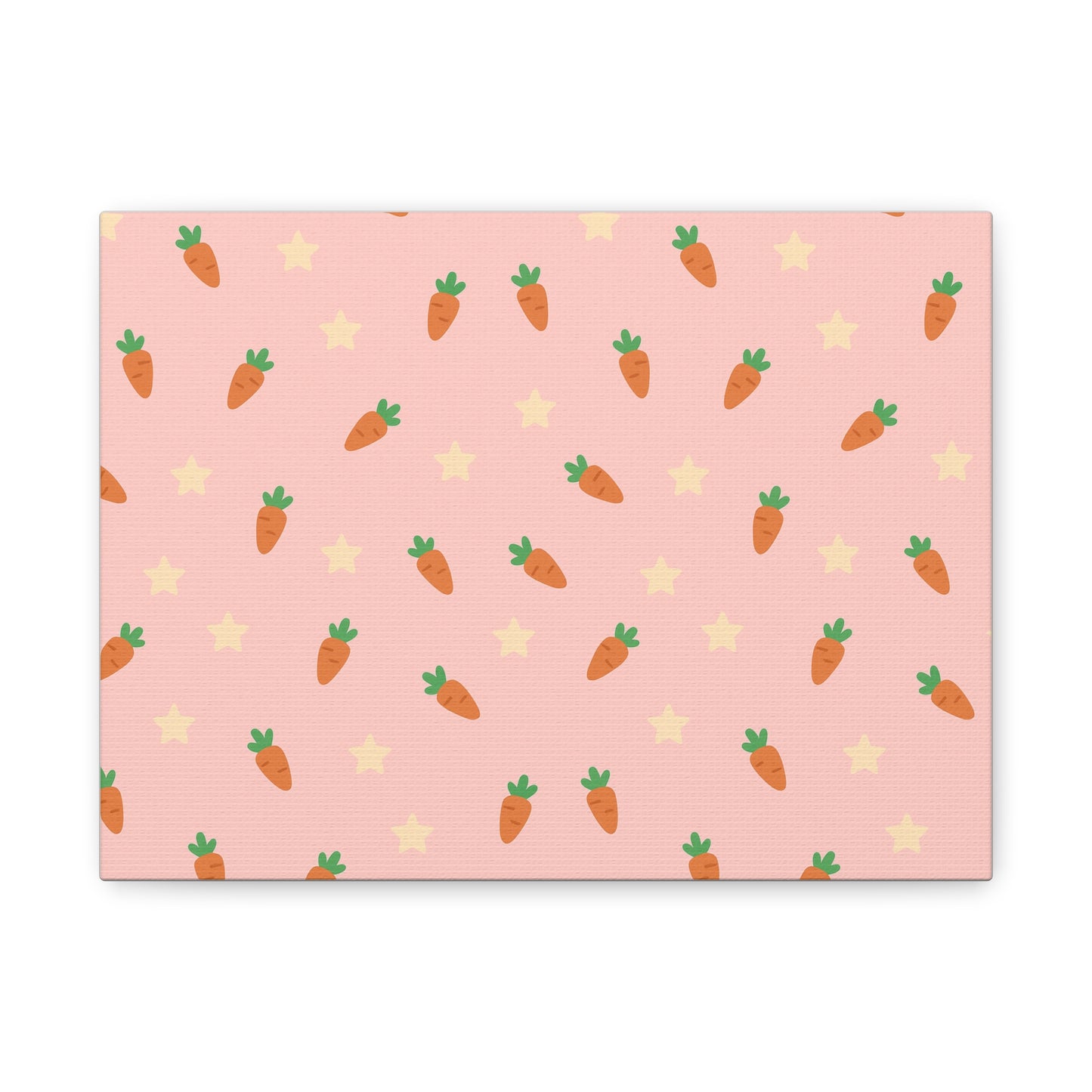 Cute Carrot Canvas Wall Art, Spring Decor, Kids Room Decoration, Easter Gift, Nursery Wall Decor, Playroom Art